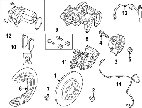 Brake Components for 2025 Dodge Hornet #1