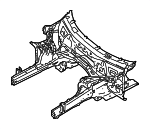 97050191103GRV - Body: Front Section for Porsche: Panamera Image