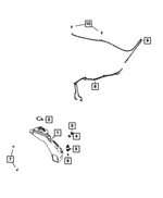 5178466AB - Electrical: Windshield Washer Hose for Mopar Image