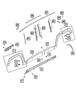 68431525AA - : B Pillar Applique, Right for Mopar Image