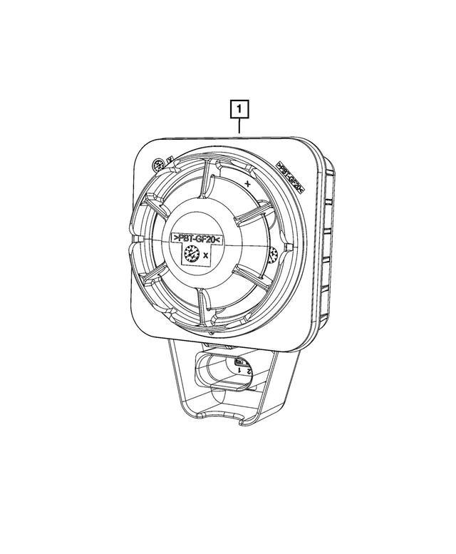 68105834AB - Electrical: Alarm Siren for Mopar Image