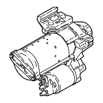 12418621840 - : Starter for BMW: 340i, 340i GT xDrive, 340i xDrive, 430i Gran Coupe, 430i xDrive Gran Coupe, 440i, 440i Gran Coupe, 440i xDrive, 440i xDrive Gran Coupe, 530i, 540i, 540i xDrive, 640i xDrive Gran Turismo, 740i, 740i xDrive, M2, M240i, M240i xDrive, X3, X4 Image