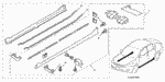 8F04T2A100R1 - Accessory Components: HARDWARE KIT for Honda Image