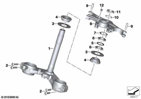 Telescopic Forks, Telelever for 2024 BMW-Motorrad M 1000 RR #0