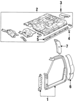 8124755410 - Body: Aperture Panel for Isuzu Image