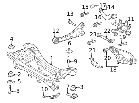 Rear Suspension for 2014 Lexus CT200h | OEM Parts Online