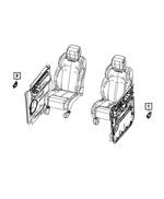 68549336AC - Electrical: Seat 24 Way Switch for Mopar Image