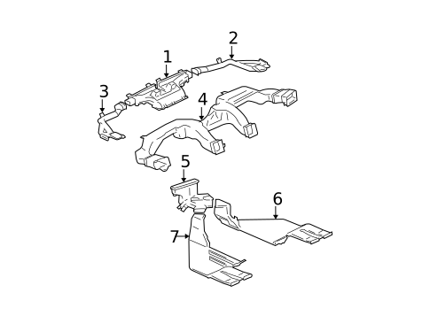 Ducts for 2004 Mitsubishi Galant #0