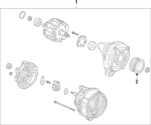 Alternator for 2020 Honda Accord #1