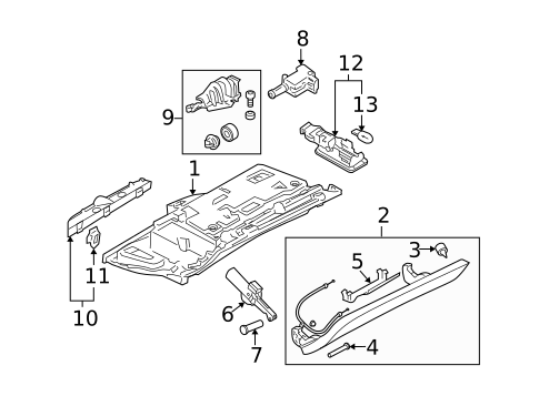 Glove Box for 2006 Audi A6 Quattro #0