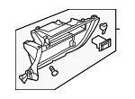 5GM857101B82V - Body: Glove Box Frame for Volkswagen: Golf, Golf Alltrack, Golf SportWagen, GTI Image