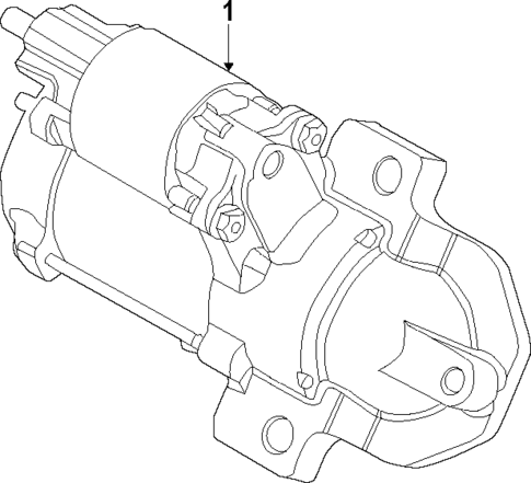 Starter for 2021 Land Rover Discovery Sport #1