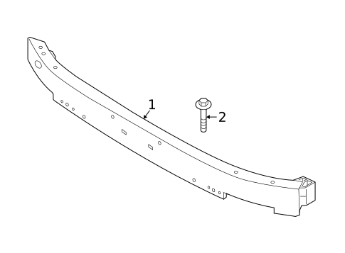 Bumper & Components - Front for 2023 Volvo V60 #4