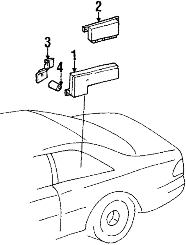 1408209126 - Body: Control Module for Mercedes-Benz Image