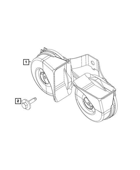 Horns for 2020 Ram 1500 Classic #0