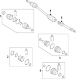 495L3-R5600 - Front Drive Axle: Inner Cv Joint for Hyundai Image