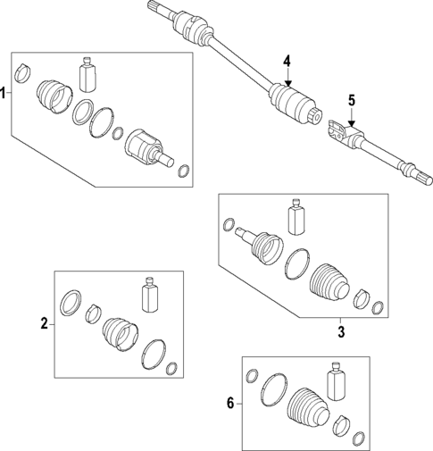 Axle Shafts & Joints for 2022 Hyundai Santa Cruz #0