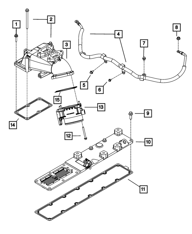 4429363AB - Engine 6.7L Cummins (Diesel): Bolt, Mounting for Mopar Image