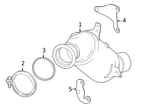 Exhaust Manifold for 2014 BMW 740Li xDrive #0