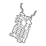 3Q0881879D - Body: Lumbar Support for Audi: A4, A4 allroad, A4 Quattro, A5 Quattro, A6 allroad, A6 Quattro, A7 Sportback, Q7, Q8, Q8 e-tron, Q8 e-tron Sportback, RS5, S5, S6 Image