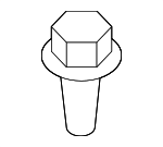 5212112110 - Body: Upper Cover Clip for Toyota: Corolla, Tundra Image