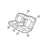 WJ461T5AA - Interior Trim: Rear Seat Cushion for Mopar Image