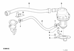 11721744247 - : Pressure Hose Assembly for BMW: 323i, 328i, M3 3.2 Image