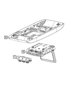 55111313AC - Electrical: A/c And Heater - Aux Control for Chrysler: Town &amp; Country | Dodge: Grand Caravan, Journey | Ram: C/V Image