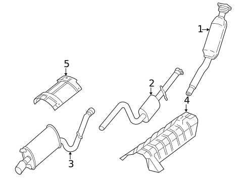 Exhaust Components for 2003 Chrysler Sebring #2