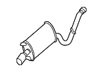 4764604AC - Exhaust: Muffler W/Tailpipe for Mopar Image