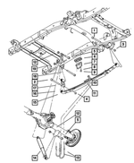 6509493AA - : Hex Flange Head Bolt for Dodge: Ram 2500, Ram 3500 | Ram: 1500, 2500, 3500 Image