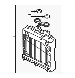 17217572542 - Cooling System: Oil Cooler for BMW: 530i, 535i, 535i GT, 535i GT xDrive, 535i xDrive, 540i, 550i, 550i GT, 550i GT xDrive, 550i xDrive, 640i, 640i Gran Coupe, 640i xDrive, 640i xDrive Gran Coupe, 650i, 650i Gran Coupe, 650i xDrive, 650i xDrive Gran Coupe, 740i, 740Li, 740Li xDrive, 750i, 750i xDrive, 750Li, 750Li xDrive, 760Li, ActiveHybrid 5, ActiveHybrid 7 Image