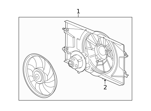 Cooling Fan for 2007 Saturn Ion #0