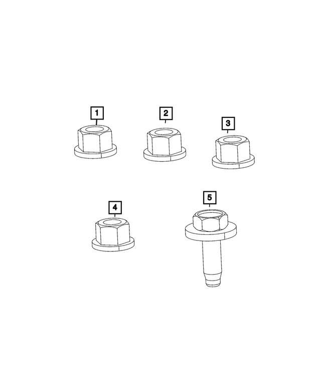 6509491AA - Electrical: Hex Head Bolt for Mopar Image