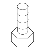 90006711704 - Brakes: ABS Sensor Screw for Porsche Image