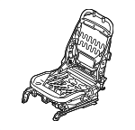 871054GN0A - Body: Seat Frame for Infiniti Image