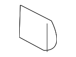 6R6845237 - Body: Back Glass Spacer for Audi Image