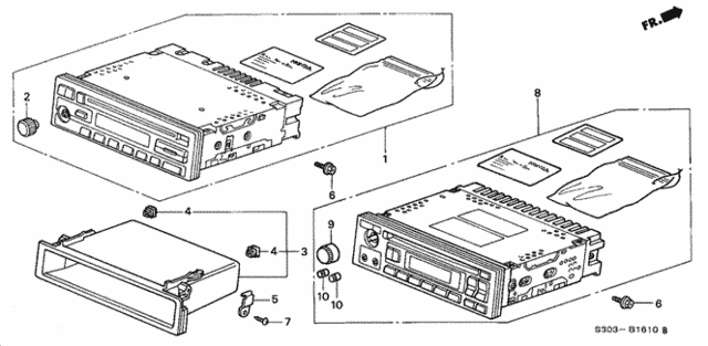 Auto Radio for 2000 Honda Prelude #0