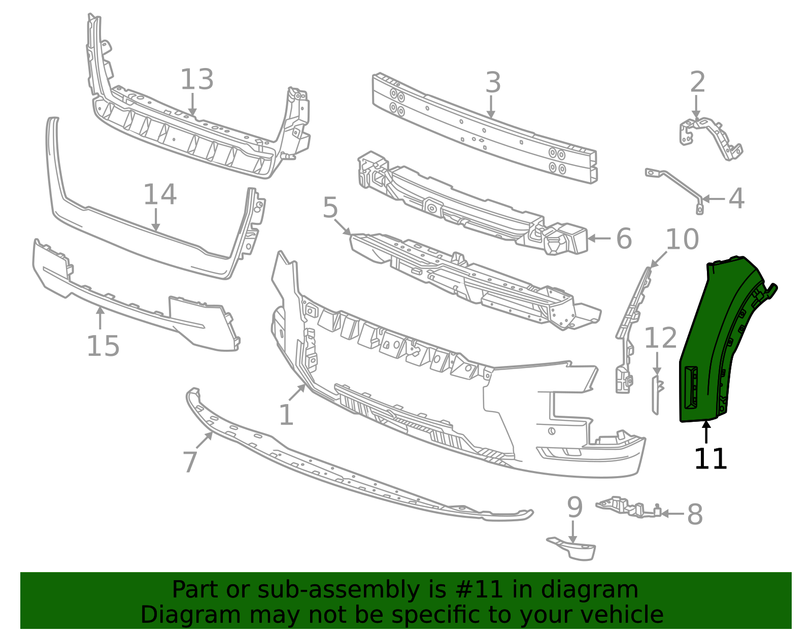 2024-2026 GMC Sierra EV Fascia 85849784 | OEM Parts Online