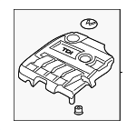 3L103925AM - Engine: Engine Cover for Volkswagen: Beetle, Golf, Jetta Image
