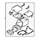 1ER69ZJ8AA - : Console Assembly for Dodge: Ram 2500, Ram 3500 Image