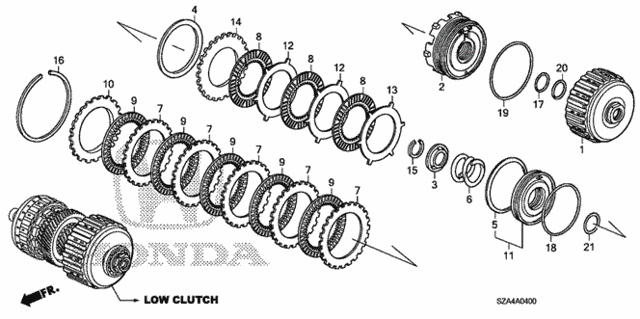 AT Clutch (Low) for 2013 Honda Pilot #0