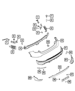 6VP11LXHAA - Frame, Bumper and Fascia: Bumper Plug for Mopar Image