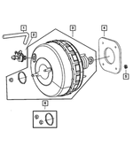 5273976AA - Brakes: Brake Booster Vacuum Hose for Mopar Image image