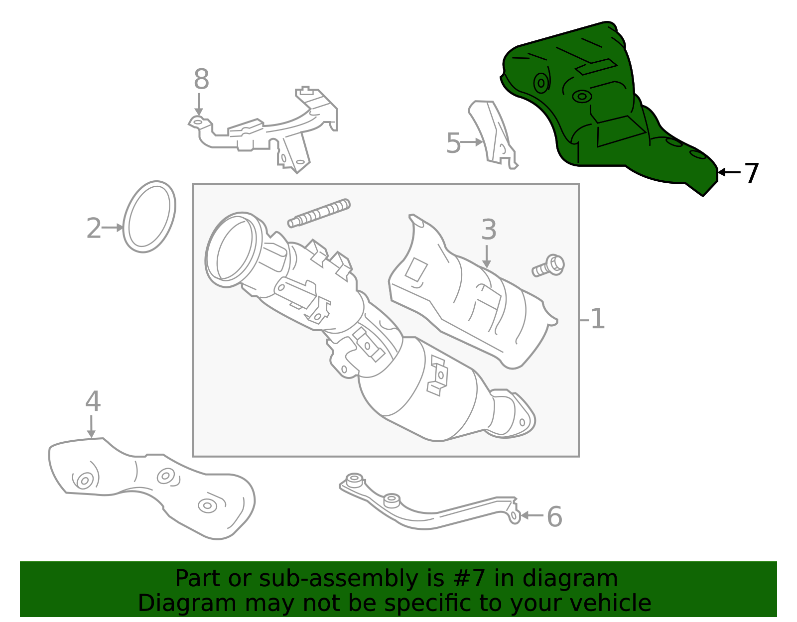 17167-36061 - High-Quality Exhaust Heat Shield for 2016-2025 Lexus ...