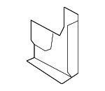 8N0803114A - Body: Reinforced Plate for Audi: TT, TT Quattro Image