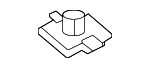 1176950014 - Body: Headliner Rear Bracket for Mercedes-Benz Image