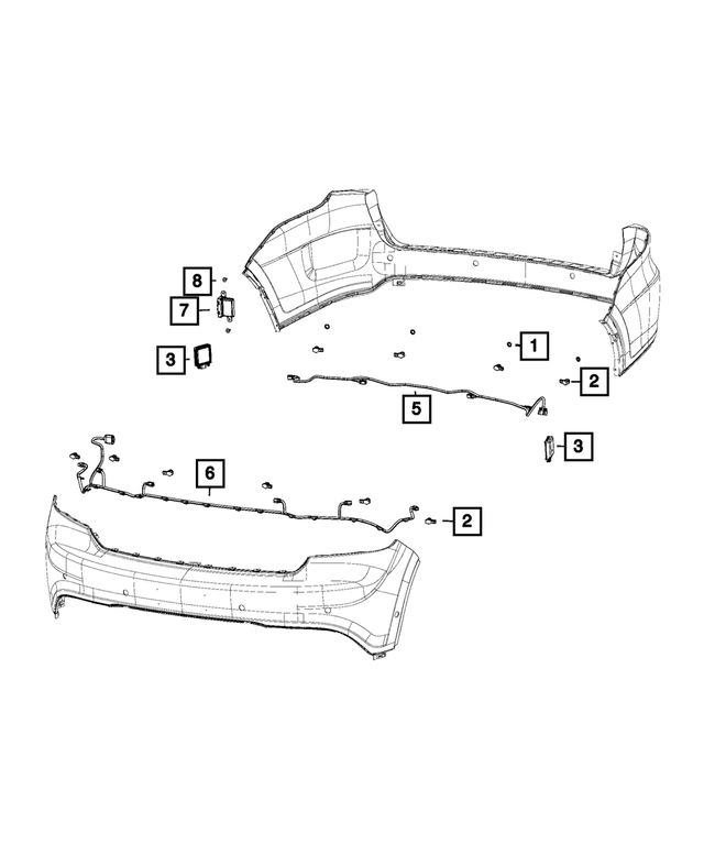68357444AD - : Parking Assist Module for Dodge: Durango | Jeep: Grand Cherokee Image