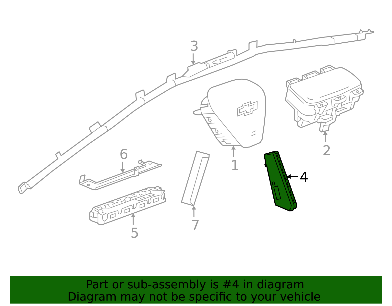 2022-2023 Chevrolet Bolt EUV Side Impact Inflator Module 42755626 | OEM ...