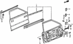 75760SB2003 - Body/Air Conditioning: PIN, DOOR CHECKER for Honda Image image